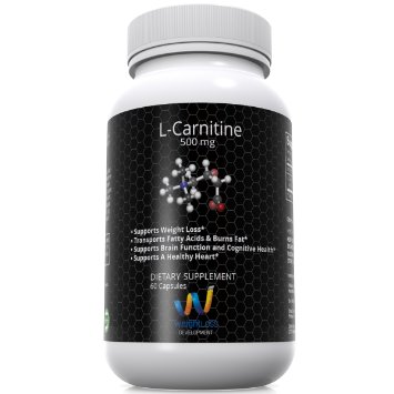 Weight Loss Development - L Carnitine - Boosts The Fat Burning Process - Converts Fat Into Energy - Controls Blood Sugar - A Cognitive Nutrition That Supports Brain Function - Amino Acid - 90 Capsules