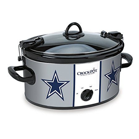 Crock-Pot Dallas Cowboys NFL 6-Quart Cook & Carry Slow Cooker