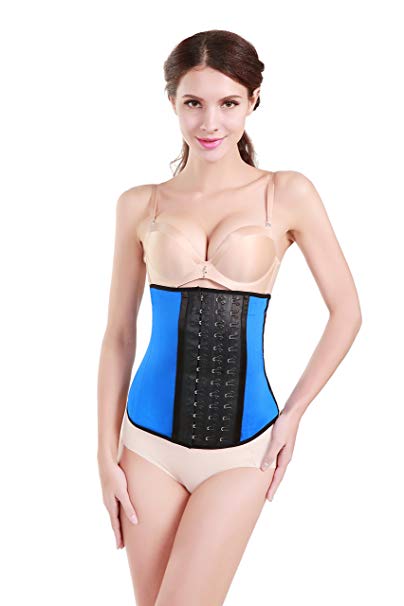 Ann Darling Women's Fajas Colombiana Latex Sport Waist Trainer Tummy Control Hourglass Corsets For Weight Loss