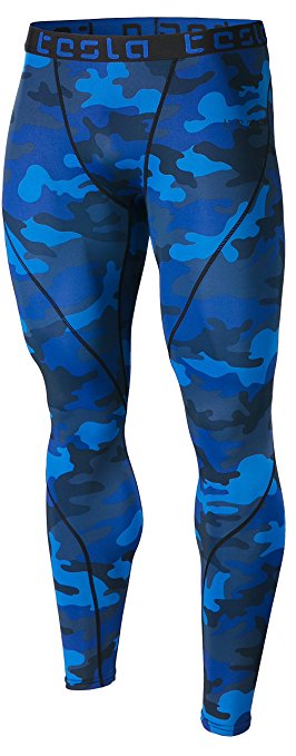 Tesla Men's Compression Pants Baselayer Cool Dry Sports Tights Leggings MUP19/MUP09/P16