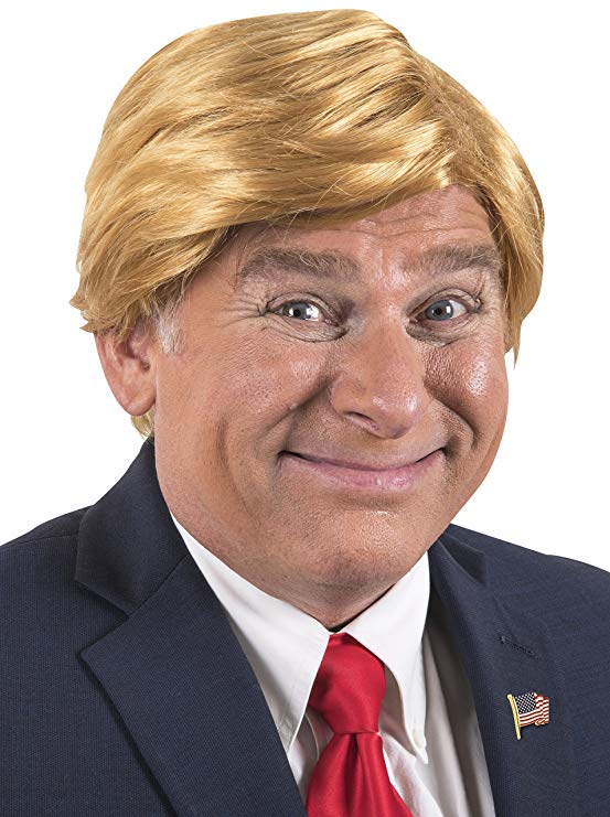 Kangaroo Mens Mr. President Donald Trump Halloween Costume Wig Brown O/S