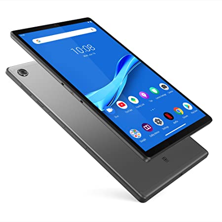 Lenovo Tab M10 Plus Tablet, 10.3" FHD Android Tablet, Octa-Core Processor, 128GB Storage, 4GB RAM, Dual Speakers, Kid Mode, Face Unlock, Android 9 Pie, ZA5T0300US, Iron Grey