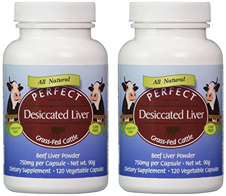 Perfect Desiccated Liver - 120 Capsules (2 Pack)