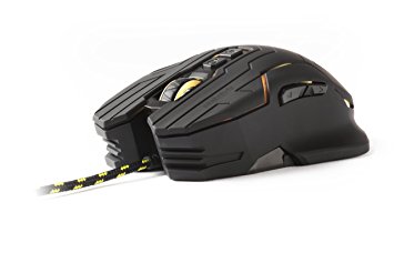 Snakebyte Game: Mouse Pro - Ergonomic Wired Professional USB Gaming Mouse for PC Gamer with 7 Color LED, SB909689