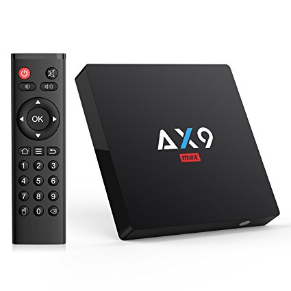 TICTID [2GB/16GB EMMC] AX9 MAX Android 7.1 TV box 4K TV Box Amlogic Quad Core A53 Processor 64 Bits 2.4G WIFI Smart TV Box