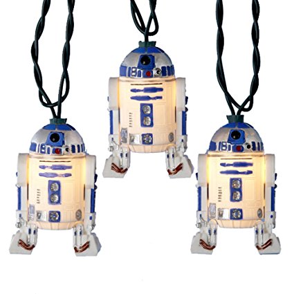 Kurt S. Adler 10-Light Star Wars R2D2 Light Set