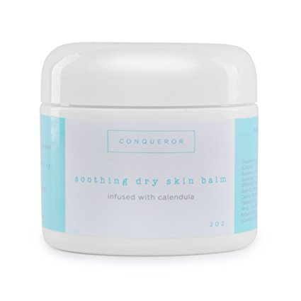 Conqueror Soothing Dry Skin Balm & Natural Moisturizer For Eczema, Dermatitis, Rashes & Dry, Itchy, Irritated Skin for Babies & Adults. 15-in-1 Formula Calms Flare Ups & Promotes Healing.