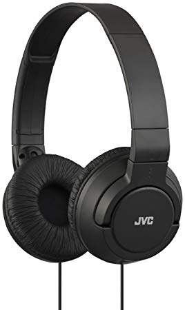 JVC HAS180 Lightweight Powerful Bass Headphones - Black