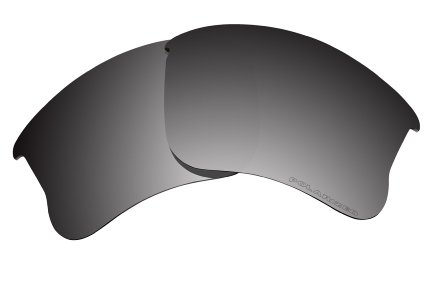 BVANQ Lenses Replacement Polarized for Oakley Flak Jacket XLJ Sunglasses (Black Iridium Mirror Coatings)