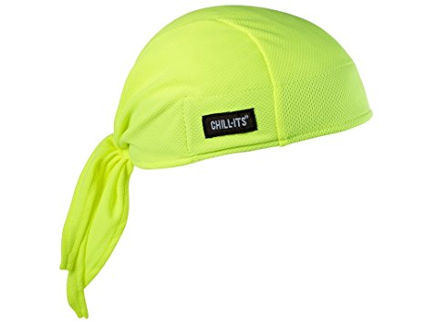 Chill-Its 6615 Absorptive Moisture-Wicking Dew Rag, Lime