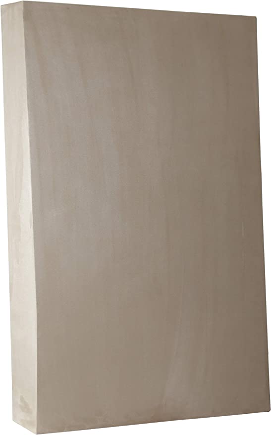 ATS Acoustic Panel 24x36x4 Inches, Square Edge, in Shell Microsuede