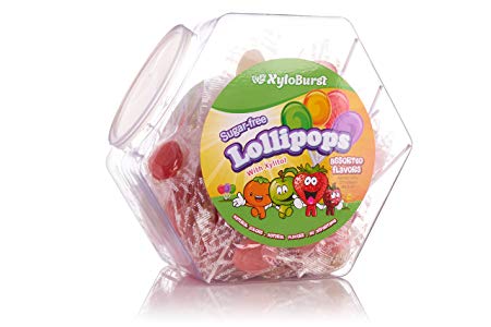 Focus Nutrition, Xyloburst, Sugar-Free Xylitol Lollipops, Assorted Flavors, Dentist Recommended - 125 Count
