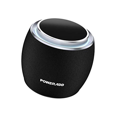 Poweradd Dee-G Mini Bluetooth Speaker, Compact Portable Bluetooth Wireless Travel Speaker - Black