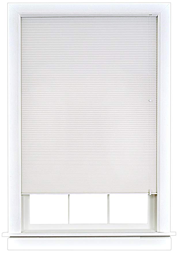 Achim Home Furnishings Honeycomb Cellular Shade, 33-Inch by 64-Inch, White