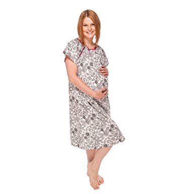Gownies - Labor & Delivery Maternity Hospital Gown by Baby Be Mine Maternity, Hospital Bag Must Have, Best Baby Shower Gift