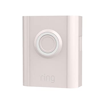 Ring Interchangeable Faceplate for Doorbells - Video Doorbell 2, Video Doorbell 3, Video Doorbell 3 Plus, Video Doorbell 4, Battery Doorbell Plus - Cotton Blush