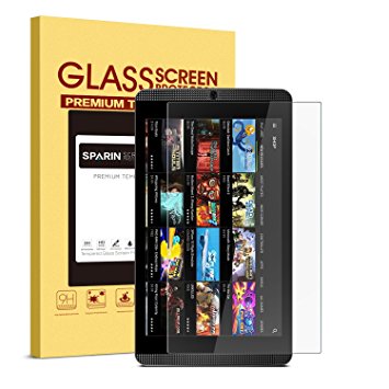 SPARIN NVIDIA Shield Tablet / Tablet K1 Screen Protector for NVIDIA Shield Tablet / Tablet K1 8 Inch, [.3mm / 2.5D] [Tempered Glass] [Repeatable Installation] [Lifetime Warranty]