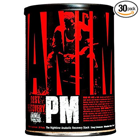 Universal Nutrition Animal PM The Nighttime Anabolic Recovery Stack Supplement,30 packs
