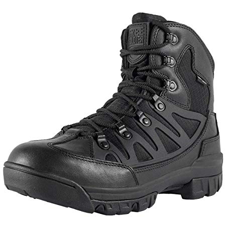 FREE SOLDIER Outdoor Men's Tactical Military Combat Ankle Boots Water Resistant Lightweight Mid Hiking Boots