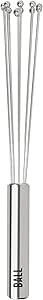 Tovolo 10" Stainless Steel Ball Whisk for Mixing, Stirring and Whipping Dry or Wet Ingredients