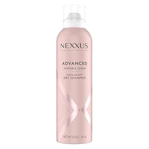 Nexxus Advanced Invisible Clean Dry Shampoo for Instant Oil Control & 72-Hour Freshness with Flexx-Adapt Technology 5 oz