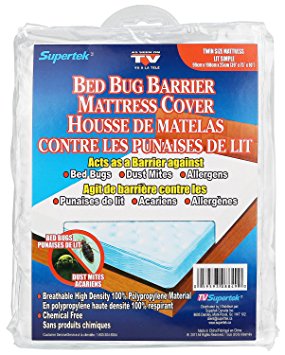 Greenco Bed Bug Barrier Mattress Protector Twin Size (1 Pack)