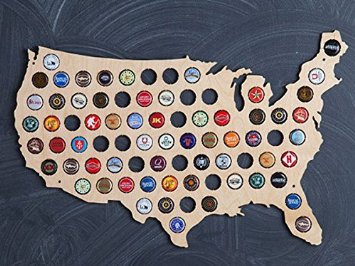 Beer Cap Map, Beer Cap Holder, Beer Cap USA Map, Cap Map, Cap Maps, Beer Cap Maps, Beer Cap Holders, Craft Beer State Map, Beer Lovers