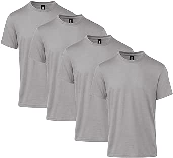 Gildan Unisex-Adult Softstyle Cvc Short Sleeve T-Shirt, Style G67000, Multipack