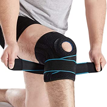 DOUFURT Knee Brace Stabilizers for Meniscus Tear Knee Pain ACL MCL Injury Recovery Adjustable Knee Support Braces for Men and Women