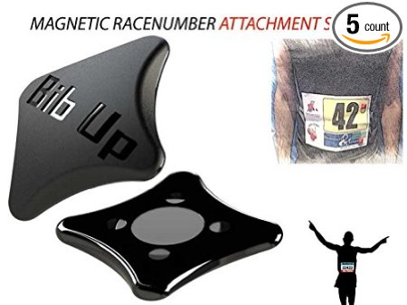 BibUp 3.0 Magnetic race number attachment system