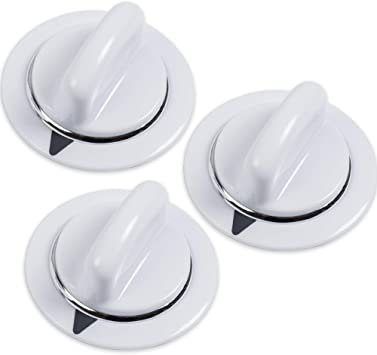 Unbreakable WE01X20374 Timer Knob Premium Replacement Part by Canamax - Compatible With GE and Hotpoint Dryers - Replaces AP5805160, WE1M589, WE1M856 - Pack Of 3