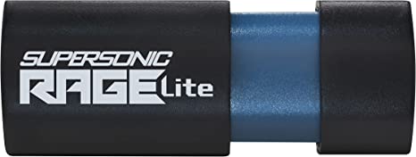 Patriot Supersonic Rage Lite USB 3.2 Gen 1 Flash Drive - 32GB - PEF32GRLB32U