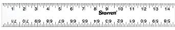 Starrett ASE-72 Anodized Aluminum Straight Edge Rule, 72" Length, 2" Width