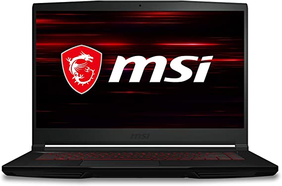 MSI GF65 Gaming Laptop: 15.6" 144Hz FHD 1080p, Intel Core i7-10750H, NVIDIA GeForce RTX 3050, 8GB, 512GB NVMe SSD, Red Keyboard, Win 10, Black (10UC-439)