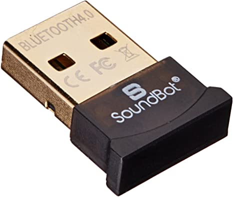 SoundBot SB340 Universal Plug and Play Bluetooth 4.0 USB Adapter