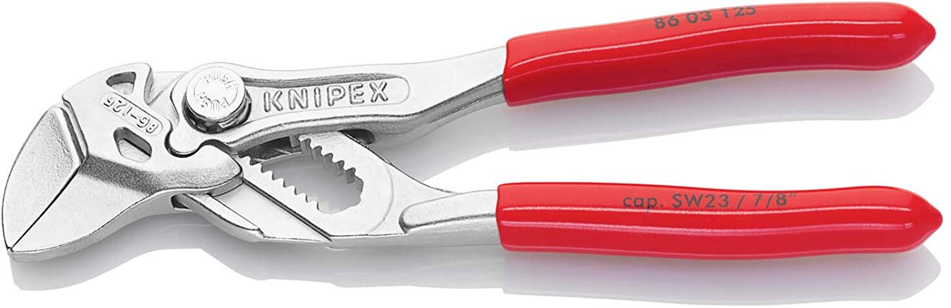 KNIPEX Tools 86 03 125, 5-Inch Mini Pliers Wrench 2-Pack