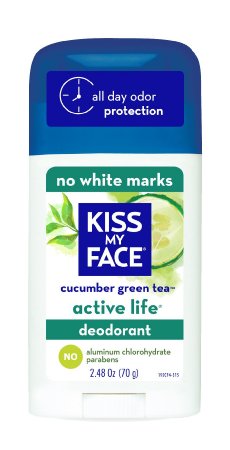 Kiss My Face Active Life Naturally Effective Deodorant Cucumber Green Tea 248 Ounce
