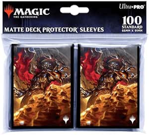 Ultra PRO - Magic: The Gathering Outlaws of Thunder Junction 100ct ChromaFuion Standard Size Card Sleeves Ft. Gonti, Protect & Store your Gaming Cards, MTG Cards, Matte Finish Card Sleeves