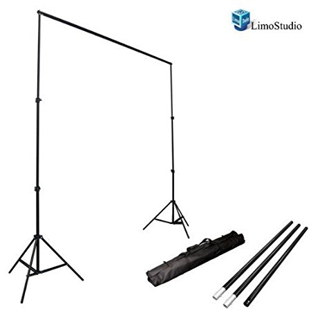 LimoStudio Photo Video Studio 7.5Ft Adjustable Muslin Background Backdrop Support System Stand, AGG1114