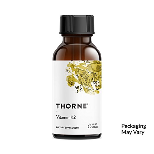 Thorne Research - Vitamin K2 Liquid (1 mg/drop) - Concentrated Vitamin K2 Supplement for Heart and Bone Support - 30 ml