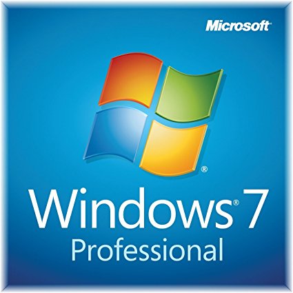 Microsoft Windows 7 Professional 64 bit DVD sofware with COA and keycode