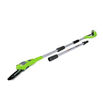 Greenworks 8-Inch 24V Cordless Pole Saw, Battery Not Included 1400102