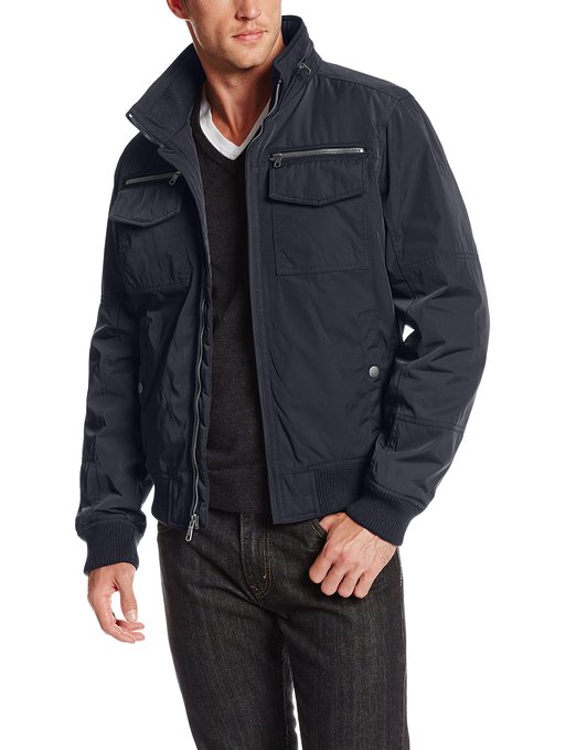 Tommy Hilfiger Men's Poly-Twill Performance Bomber Jacket