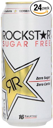 Rockstar Sugar Free Energy Drink, 16-Ounce Cans (Pack of 24)