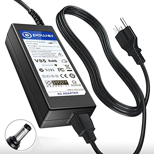 T-Power 19v 90w AC Adapter For Westinghouse 24" 32" 42" 46" LD-2480 LD-3235 LD-4258 LD-4258 LD-4655VX LD-4680 LD-4695, 4655VX TW-62401-U046A EW39T6MZ LD Widescreen LED HDTV LCD Power Supply Cord
