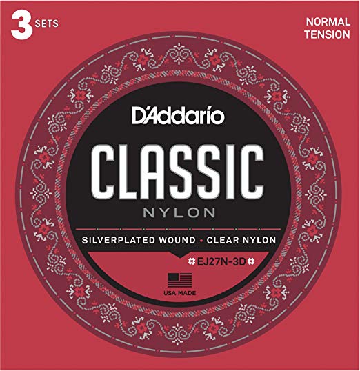 D'Addario Classical Guitar Strings EJ27N-3D