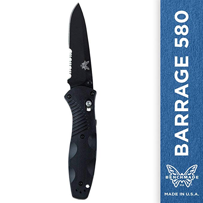 Benchmade - Barrage 580 Knife, Drop-Point Blade