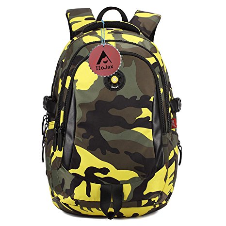 HoJax Waterproof Kids Backpack Outdoor Daypack School Bags for Boys and Girls