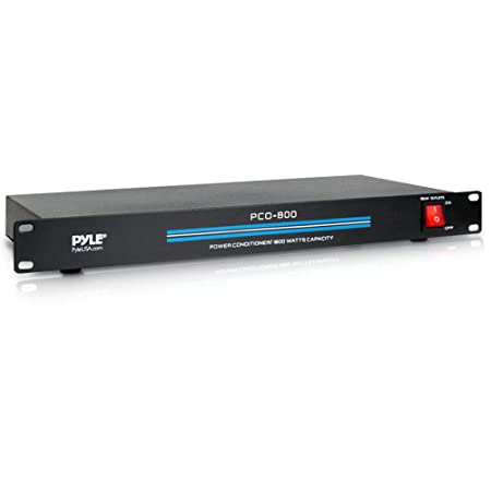 Pyle-Pro PCO800 19 Rack Mount 1800 Watt Power Conditioner w/ 8 Outlets