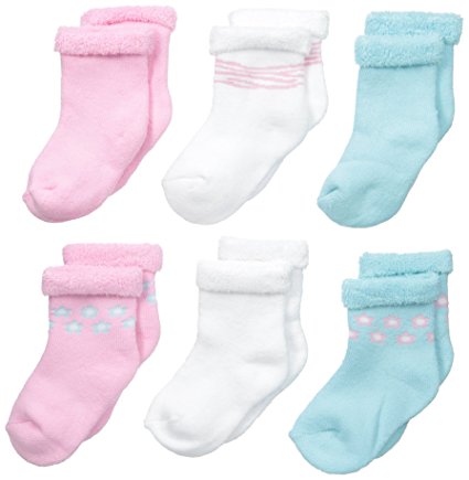 Gerber Baby-girls Newborn 6-Pack Variety Sock